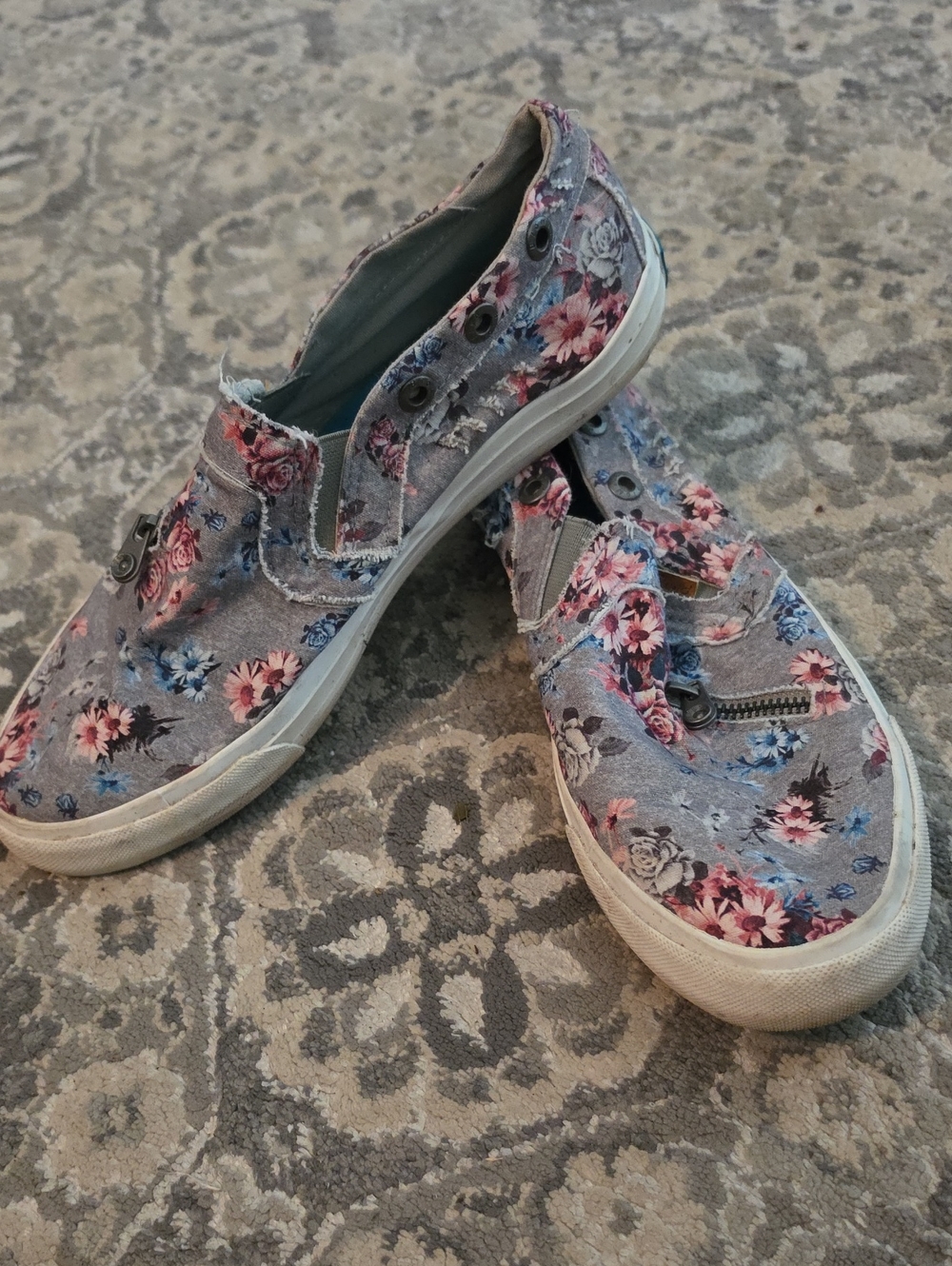 Floral Blowfish Shoes